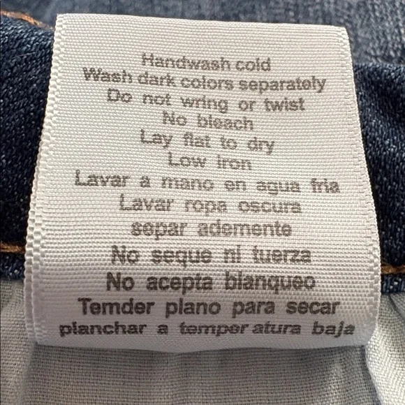 JUDY BLUE | Women Vintage Wash Blue High Waist Wide Leg Crop Denim Jean size 14W - Picture 15 of 15